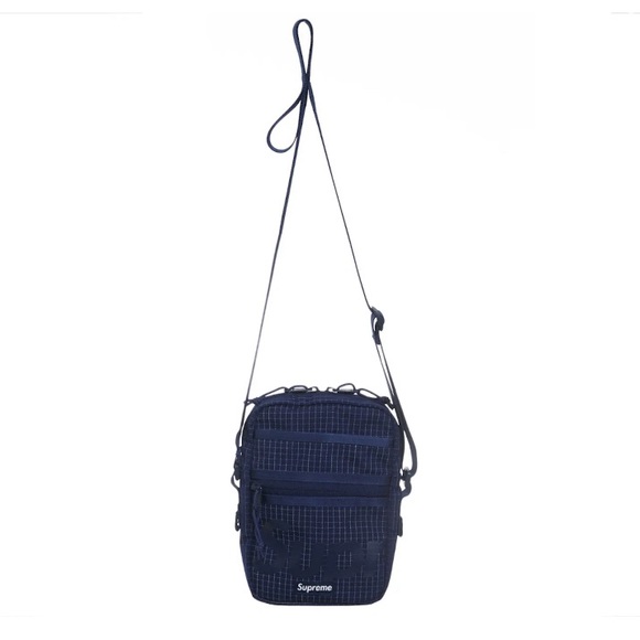 Supreme Shoulder/ Side Bag Navy SS24 - Picture 2 of 6